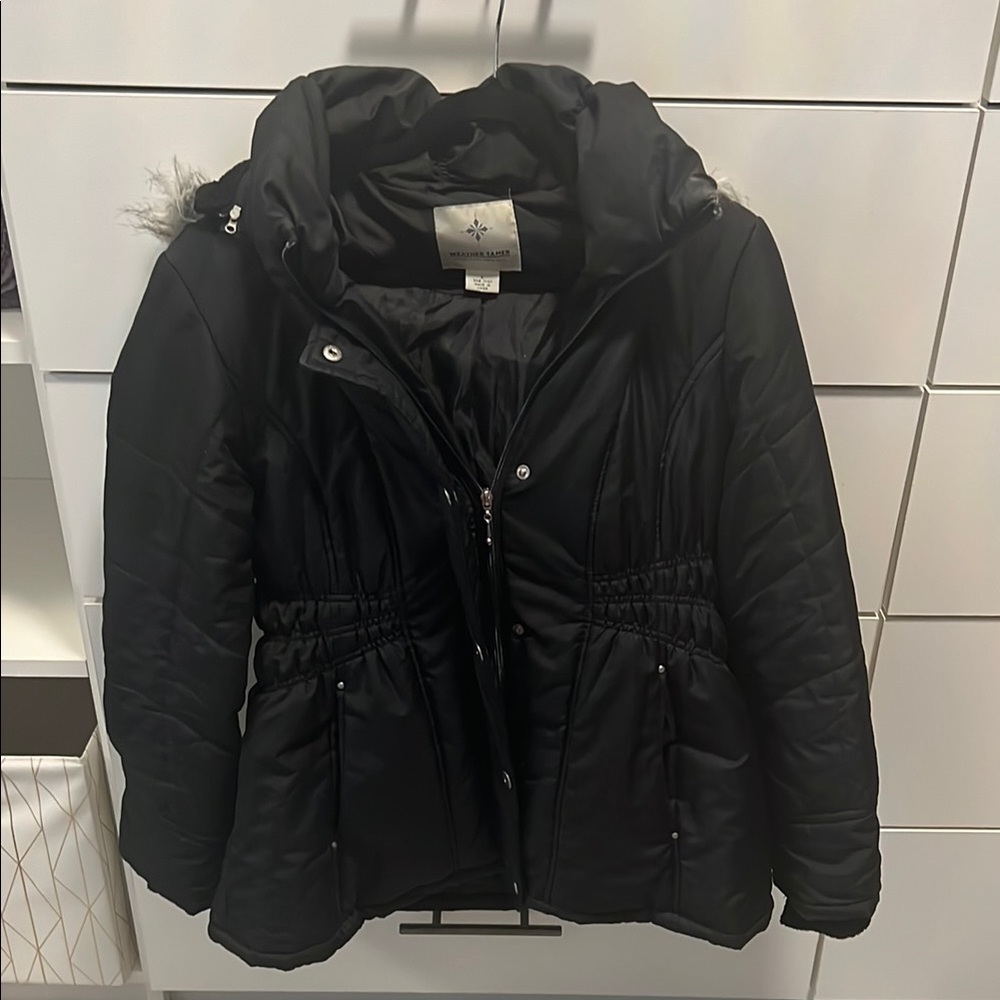 Black Puffer Jacket - image 1